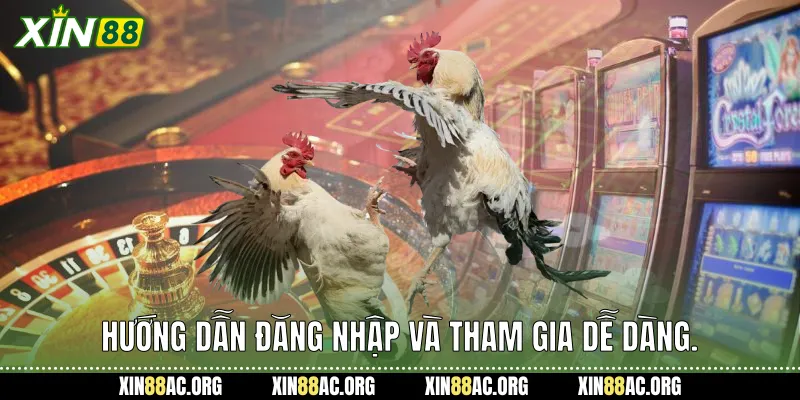 Hướng dẫn đăng nhập và tham gia dễ dàng.